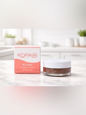 KOPARI Lip Scrubby Exfoliating Lip Treatment 0.6 oz NIB Hydrating Smooth Lips